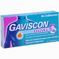 Gaviscon Dual 250mg/106.5mg/187.5mg Kautabletten 16 Stück