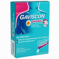 Gaviscon Dual 500mg/213mg/325mg Suspension 12 x 10 ml