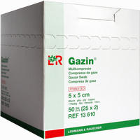 Gazin Mullkompresse 5 X 5cm Kompressen 25 Stück