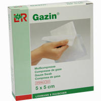 Gazin Steril 5x5cm 8f 5 Stück