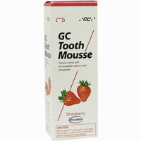 Gc Tooth Mousse Erdbeere Zahncreme 40 g