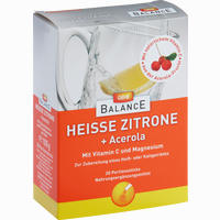 Gehe Balance Heisse Zitrone + Acerola Portionssticks Pulver 20 Stück