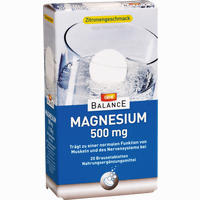 Gehe Balance Magnesium 500mg Brausetabletten Bta 2 x 10 Stück