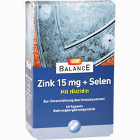 Gehe Balance Zink 15mg + Selen Kapseln 60 Stück