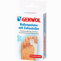Gehwol Ballenpolster mit Zehenteiler 1 Stück