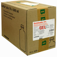 Gelafundin 4% Ecoflac Plus Infusionslösung 10 x 500 ml