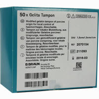Gelita 1.5x1.5x1cm Tampon 50 Stück