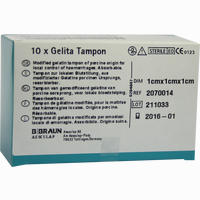 Gelita 1x1x1cm Tampon 10 Stück