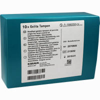 Gelita 8x5x1cm Tampon 10 Stück