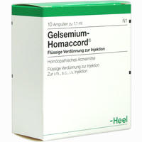 Gelsemium Homaccord Ampullen 10 Stück