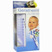 Geratherm Ohr- Stirn- Thermometer Duotemp Orange 1 Stück