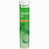 Abbildung von Gesund Leben Calcium + D3 Brtbl. Röhrchen Brausetabletten 20 Stück
