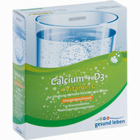 Gesund Leben Calcium + D3 + Vitamin C Brausetabletten 3 x 10 Stück