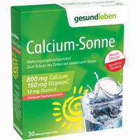 Abbildung von Gesund Leben Calcium- Sonne Brausetabletten 3 x 10 Stück