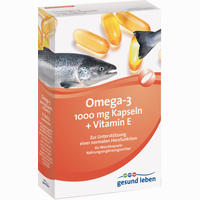 Gesund Leben Omega- 3 Kapseln + Vitamin E 60 Stück