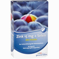 Gesund Leben Zink 15mg + Selen Kapseln 60 Stück