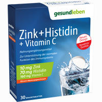 Gesund Leben Zink + Histidin +vitamin C Brausetabl Brausetabletten 3 x 10 Stück