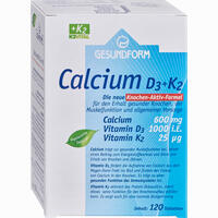 Gesundform Calcium D3 + K2 Tabletten 120 Stück