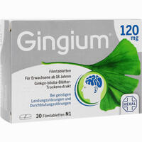 Gingium 120 Mg Filmtabletten 30 Stück