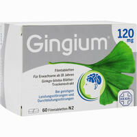 Gingium 120 Mg Filmtabletten 60 Stück