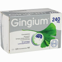 Gingium 240 Mg Filmtabletten 120 Stück