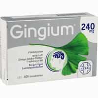 Gingium 240 Mg Filmtabletten 40 Stück
