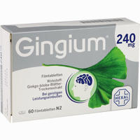 Gingium 240 Mg Filmtabletten 60 Stück