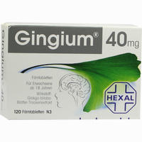 Gingium 40mg Filmtabletten 120 Stück