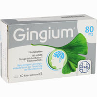 Gingium 80 Mg Filmtabletten 60 Stück