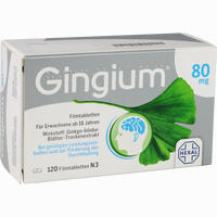 Gingium 80 Mg Filmtabletten 120 Stück