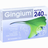 Gingium Extra 240mg Filmtabletten 20 Stück