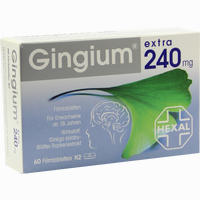 Gingium Extra 240mg Filmtabletten 60 Stück