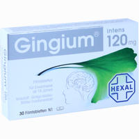 Gingium Intens 120 Filmtabletten 30 Stück