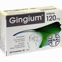 Gingium Intens 120mg Filmtabletten 60 Stück