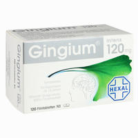 Gingium Intens 120mg Filmtabletten 120 Stück
