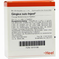 Gingiva Suis- Injeel Ampullen 10 Stück
