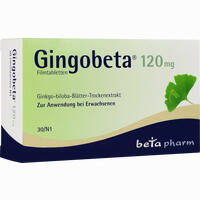 Gingobeta 120 Mg Filmtabletten 30 Stück