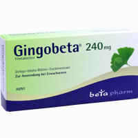 Gingobeta 240 Mg Filmtabletten 30 Stück