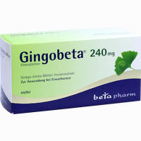 Gingobeta 240 Mg Filmtabletten 60 Stück