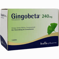 Gingobeta 240 Mg Filmtabletten 120 Stück