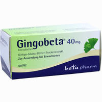 Gingobeta 40 Mg Filmtabletten 60 Stück