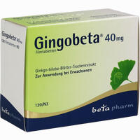 Gingobeta 40 Mg Filmtabletten 120 Stück