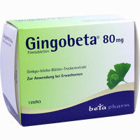 Gingobeta 80 Mg Filmtabletten 120 Stück