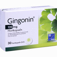 Gingonin 120mg Hartkapseln 30 Stück