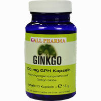 Ginkgo 100mg Gph Kapseln 30 Stück