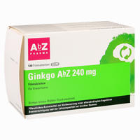 Ginkgo Abz 240 Mg Filmtabletten 120 Stück