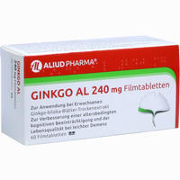 Ginkgo Al 240 Mg Filmtabletten 60 Stück