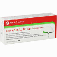 Ginkgo Al 80 Mg Filmtabletten 30 Stück