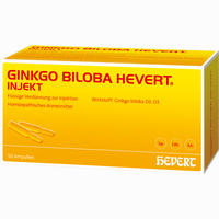 Ginkgo Biloba Hevert Injekt Ampullen 50 Stück