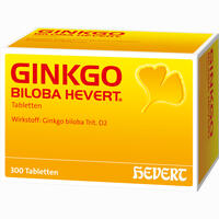 Ginkgo Biloba Hevert Tabletten 300 Stück